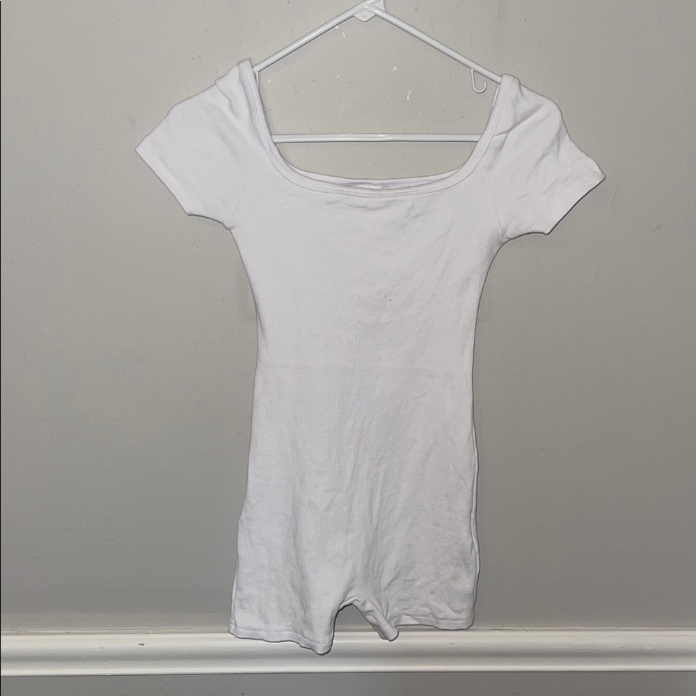 White Women's Tight Romper